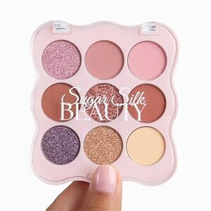 Sugar Silk Beauty's Etheral Eye Palette - Pink, Purple, Gold, Cream